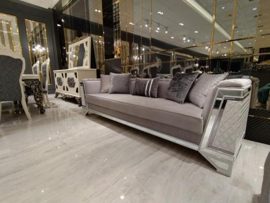 Luxe comfortabele woonkamer meubel bankstel 3+3 2x bank 3-zits Nieuw
