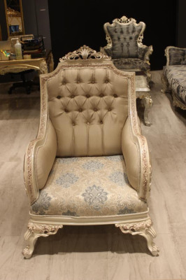 Exclusieve gezellige woonkamer 3-zitsbank Modern 2x fauteuil ontwerp
