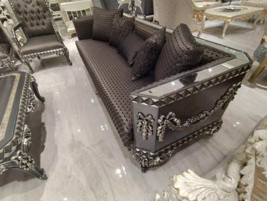 Deluxe woonkamerset bank en fauteuil Premium bank en fauteuil Nieuw bruin