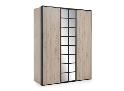 Bruine kledingkast Moderne slaapkamermeubels Designerkasten Nieuw