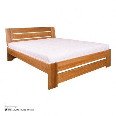 Slaapkamer houten bed Echt houten bed Bedden Hotel Landhuis stijl Massief meubilair