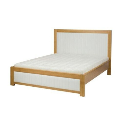 Echt houten bedden Houten bed Tweepersoonsbed Gestoffeerd bed met de hand gemaakt Echt houten bed Nieuw