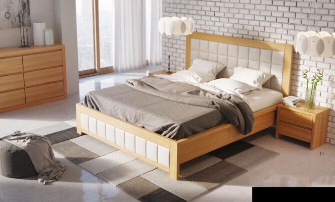 Echt houten bedden Houten bed Tweepersoonsbed Handgemaakt Echt houten bed Nieuw