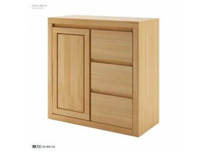 Ladenkast Ontwerp Lowboard Dressoir Dressoir Kast Echt Hout Buffet Laden