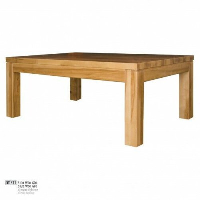 Bijzettafel Salontafel Echt hout Massief meubilair Eiken 100x70cm Nieuw Tafels