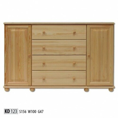 Massief dressoir buffet dressoir kast meubels ladenkasten massief hout tv-kast nieuw