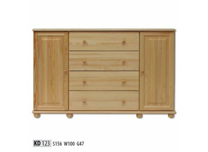 Massief dressoir buffet dressoir kast meubels ladenkasten massief hout tv-kast nieuw