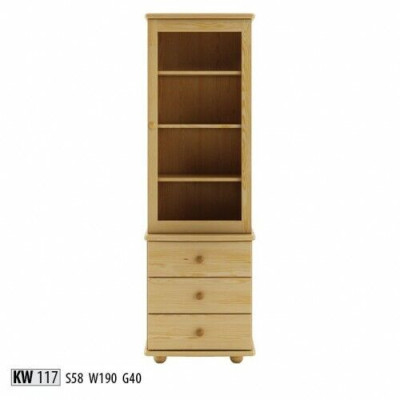 Vitrine Woonkamer meubels hout Vitrines Glazen kast Plank Dressoir Nieuw Massief