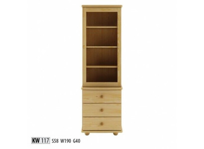 Vitrine Woonkamer meubels hout Vitrines Glazen kast Plank Dressoir Nieuw Massief