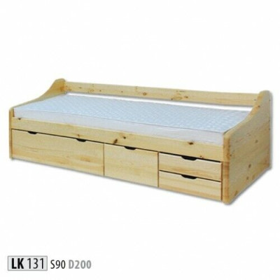 Houten bed Echt houten bed Bedden Slaapkamer Hotel 90x200 Stijl Massief meubilair