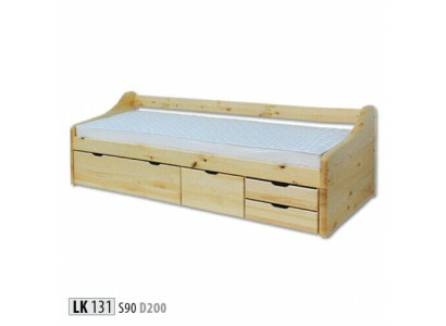 Houten bed Echt houten bed Bedden Slaapkamer Hotel 90x200 Stijl Massief meubilair