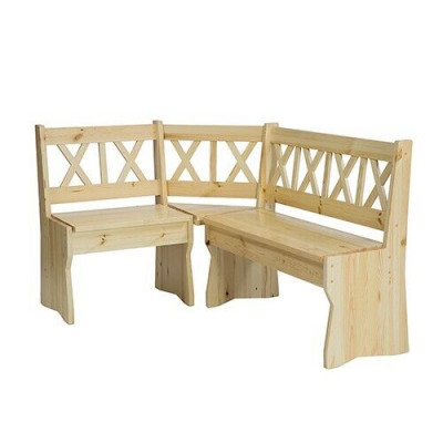 Hoekbank houten bank massieve banken keuken eetgedeelte echt houten meubels Nieuwe hoekbank