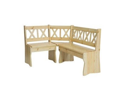 Hoekbank houten bank massieve banken keuken eetgedeelte echt houten meubels Nieuwe hoekbank