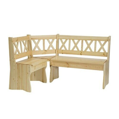Hoekbank houten bank massieve banken keuken eetgedeelte echt houten meubels Nieuwe hoekbank