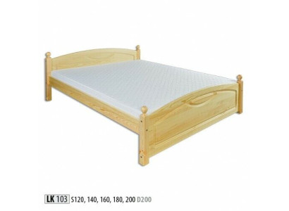Houten bed Echt houten bed Bedden Slaapkamer Hotel 200x200 Stijl Massief meubilair