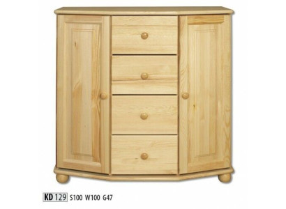 Laden Massief dressoir Echt hout Kasten Nieuw Dressoir Meubels Kast Sideboard