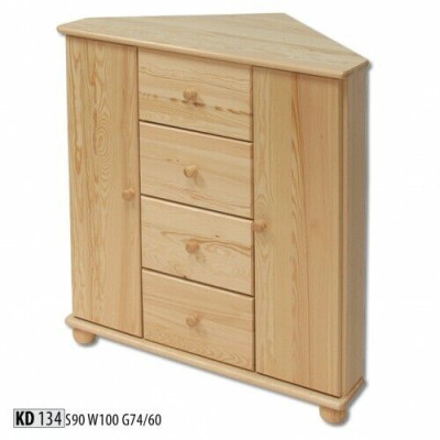 Hoekkast Kast Plank Commode Kastcommode Hoekcommodes Massief dressoir Nieuw