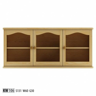 Wandkast Hangkast Opbergkast Keuken Bad Massief houten meubels Massief houten vitrine