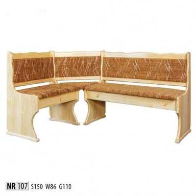 Hoekbank houten bank massieve banken keuken eetgedeelte hoekbank echt houten meubels nieuw