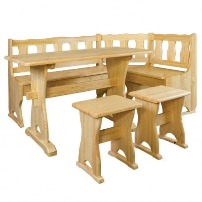 Hoekbank houten bank massieve banken keuken eethoek hoekbank meubels massief hout hout