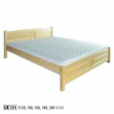 Bed 200x200cm massief houten bedframe tweepersoonsbed
