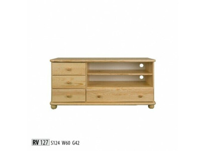 rtv dressoir houten commode dressoirs woonkamer commodes 124cm massieve meubelen