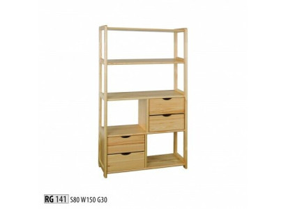 Ontwerper kast wandplank muur planken woonkamer kasten kantoormeubilair massief hout.