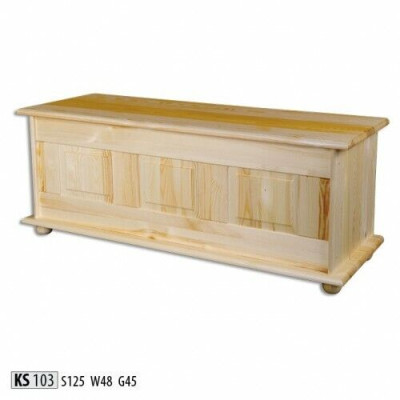 Vollhouten opbergdoos Houten kist Deksel Grenen Handgemaakt Kist Dozen 125x45