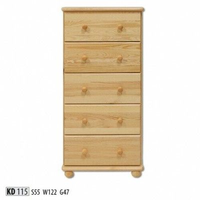 Commode Hoge Kast Kasten Echt Hout Commode Massief Houten Meubelen Massief Hout Nieuw