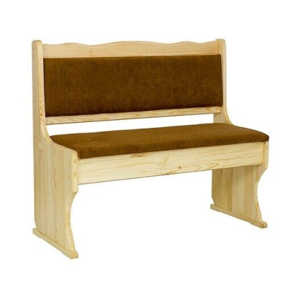 Houten bank Zitbank 100 cm grenen massief houten meubelen Keukenbank Echt hout