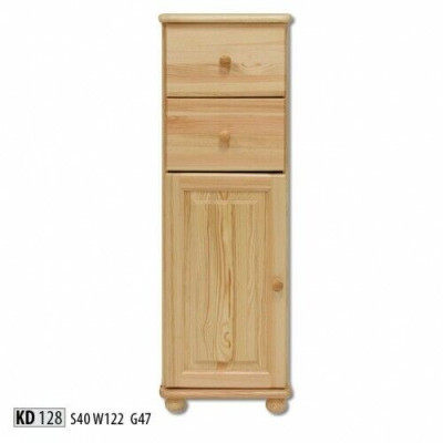 Dressoir ladenkast rek houten kast massief hout, handgemaakt houten meubels bruin