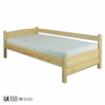 Massief houten bed grenen hout bedframe 90x200 massief hout logeerbed handgemaakt Nieuw