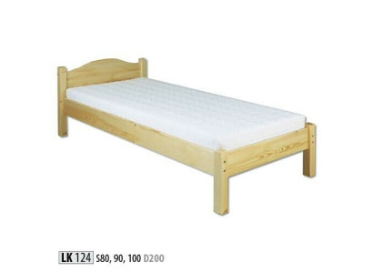 Massief houten bed 100x200 eenpersoonsbed Massief grenen tienerbed Massief houten bed Nieuw