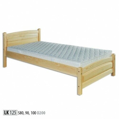 Massief houten bed van grenenhout bedframe 100x200 massief hout logeerbed handgemaakt nieuw