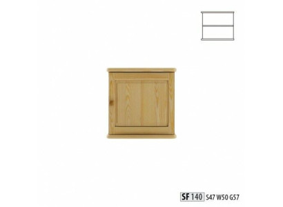 Wandkast Hangkast Opbergkast Keuken Bad Massief houten meubels Echt houten plank