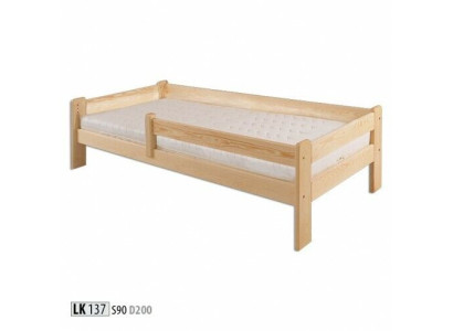 Bed kinderbed den Oostenrijkse grenen houten bed 90x200 met houten frame
