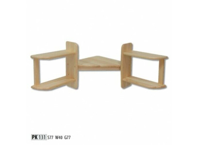 Hoek wandplank Handgemaakte wandplank massief houten plank echt houten kasten Nieuw