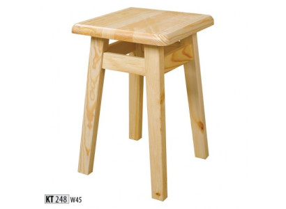 Massieve houten kruk bijzettafel natuurlijk hout houten kruk eetkamerstoel