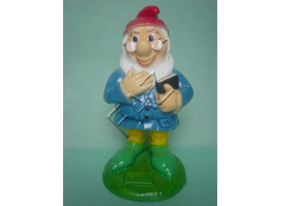 Dwerg Figuur Tuin Standbeeld Sculptuur Figuren Sculpturen Decoratie Deco 45cm Nieuw