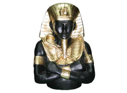 Figuur Egyptische Farao standbeelden Decoratie Kunststof 34cm Egypte Nieuw