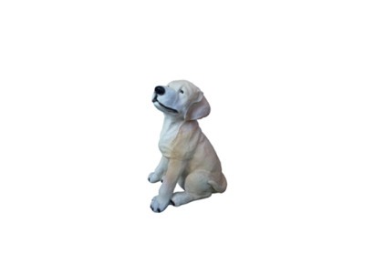 Hond 32cm figuur standbeeld tuindecoratie sculptuur decoratie beeldhouwwerken