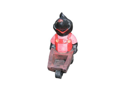 Ontwerp Mol Tuinwagen Figuur Standbeeld Sculptuur Figuren Decoratie 34cm Decoratie