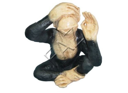 Ontwerp aap figuur standbeeld sculptuur beeldhouwwerken tuindecoratie nieuw