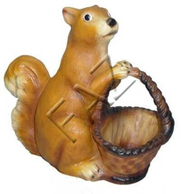 Eekhoorn figuur tuin standbeeld sculptuur figuren beeldjes decoratie decor nieuw