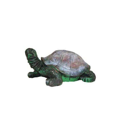 Schildpad figuur abstracte figuren standbeelden moderne standbeeld kleurrijk beschilderd nieuw 12cm