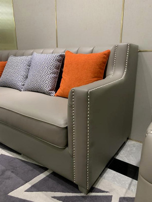 Fauteuil luxe bekleding ontwerper textiel 1-zits gestoffeerde stoel meubilair nieuw