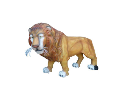 Tuingedecoreerde dierentuin leeuwenstandbeeld decoratieve beeldhouwwerken sculpturen 210cm nieuw