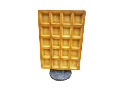 Figuur Wafel Standhouder Horeca Sculptuur Standbeelden Figuren Decoratie
