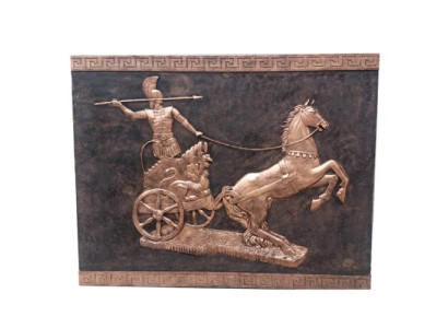 Afbeelding Alexander de Grote reliëf figuur standbeeld sculptuur 184x143 figuren nieuw R113B