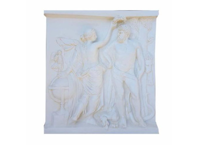 Antieke stijl reliëfschilderij decoratiefiguur standbeeld 94x100 cm figuren standbeelden sculpturen